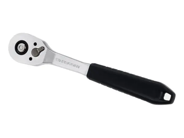 Facom JL.151 Slim Pear Head Ratchet, 3/8in Drive, Matte Chrome
