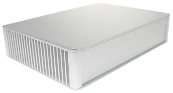 TAKACHI 86 Series Silver Aluminium Audio Heatsink Enclosure 180x128x50mm