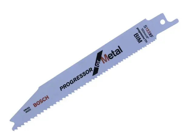 Bosch S 123 XF Progressor Reciprocating Saw Blade 150mm (Pack of 5)