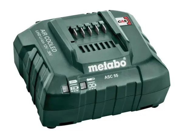 Metabo ASC 55 Air-Cooled Li-ion Slide Charger 12-36V
