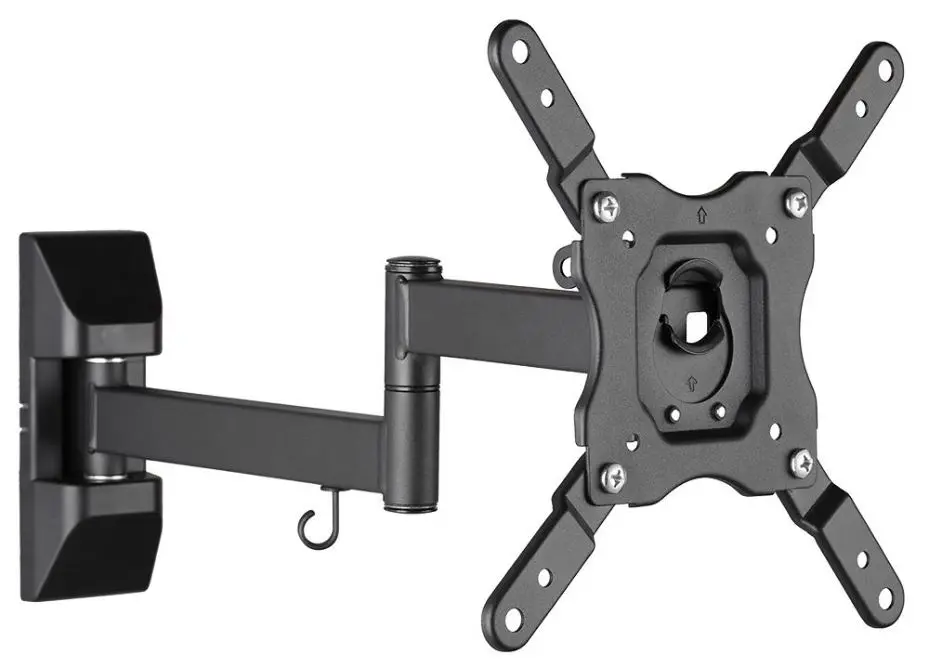 TTAP GROUP Tilt & Swivel Double Arm TV Mount, 10-43″, 20kg Max
