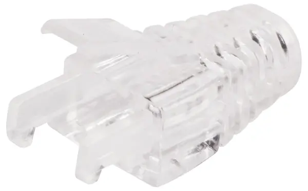 PROCEPTION UK RJ45 Cat6 Clear Push Through Boots, Pack of 10
