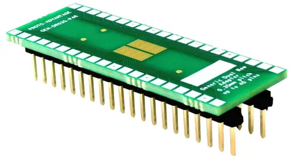 PROTO ADVANTAGE Dual Row 40-Pin to DIP-40 Adaptor - 0.35mm
