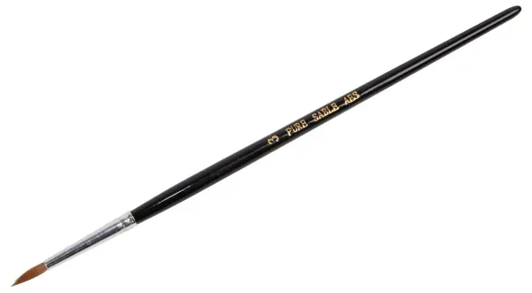 Raraion No.3 Sable Paint Brush with Wood Handle, 165mm