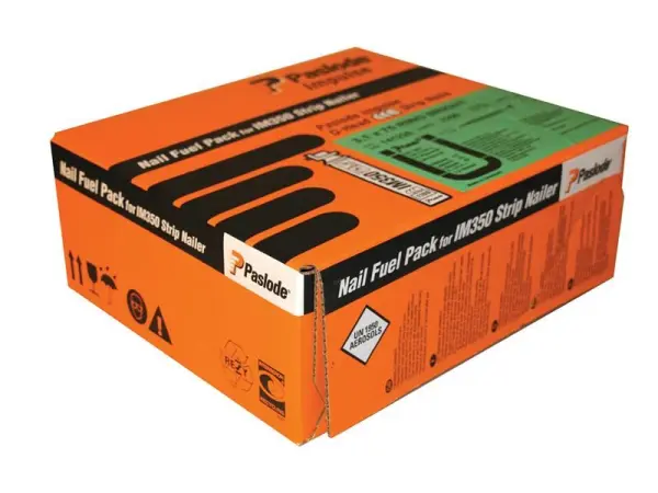 Clous à anneaux Paslode 2,8x63 mm IM350+, brillant, boîte de 3300