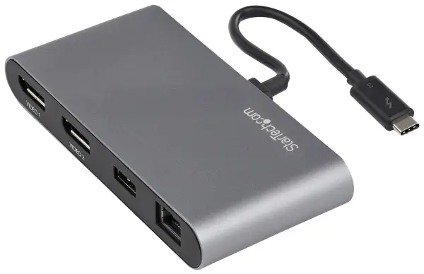 StarTech.com Thunderbolt 3 Mini Docking Station with Dual DisplayPort & Gigabit