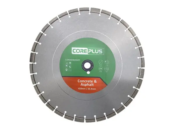 CorePlus 混凝土及瀝青金剛石鋸片 - 450 x 25mm