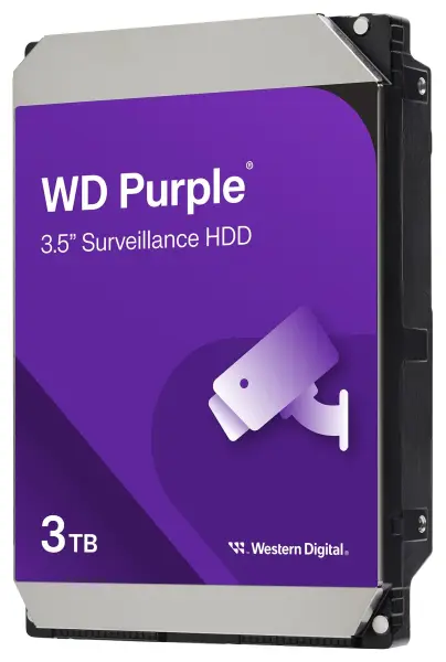 WD Purple Surveillance 3.5-Inch Internal Hard Drive SATA 6Gbps 3TB