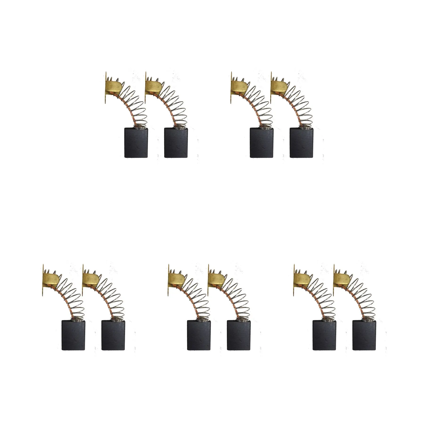 5 Jogos de Escovas de Carvão para Rebarbadora Flex K21 (6x16x20mm)