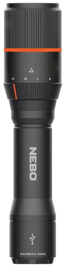 NEBO SPORTS Davinci 1500 Lanterna Recarregável LED, 1500 Lúmenes