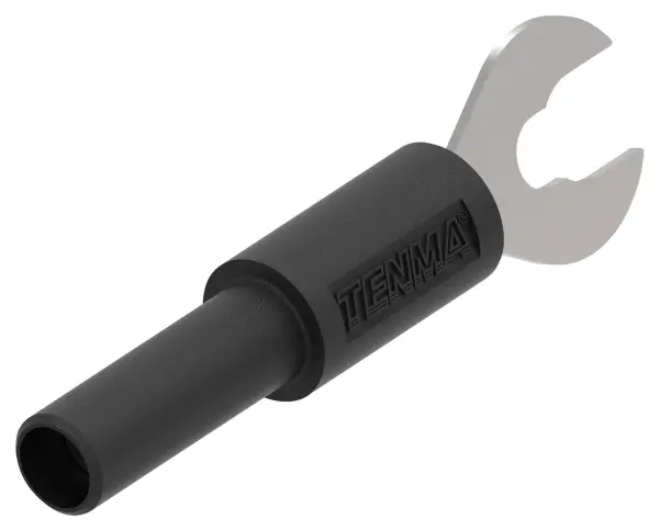 MULTICOMP PRO - 3A Banana Socket to Spade Lug Connector Adaptor - Black