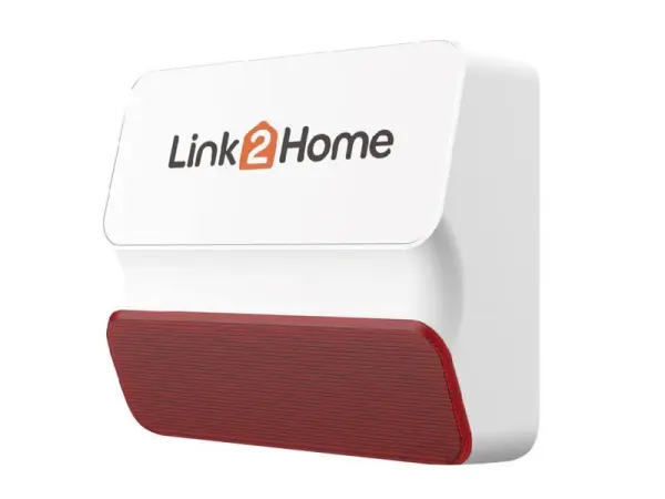 Link2Home Smart Alarm External Siren with Zigbee 3.0