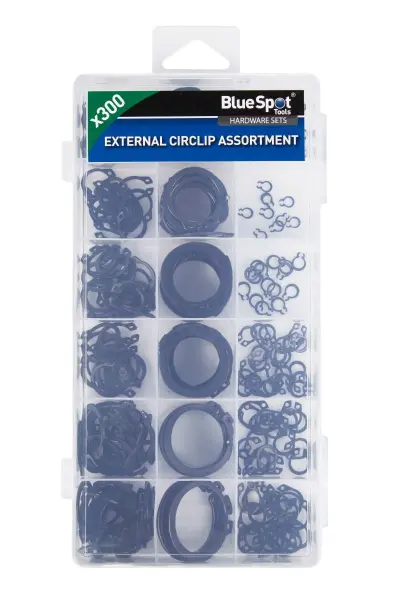 Blue Spot Tools 300-Piece External Circlip Assortment
