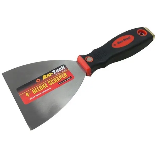 Amtech Soft Grip Scraper, 4 Inch, 120g