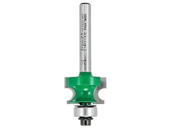 Trend C140 1/4in TCT Bearing Guided Corner Bead, 3.2mm Radius