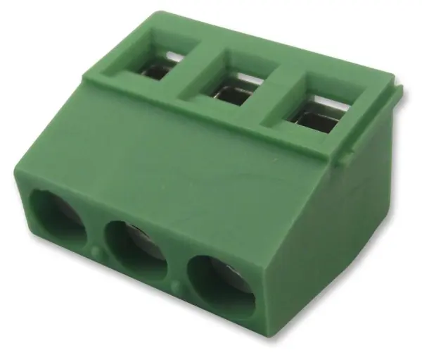 Phoenix Contact PCB Terminal Block, 5.08mm Pitch, 3 Way, Green