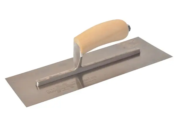 Marshalltown Plasterer's Finishing Trowel 330 x 125mm, Stainless Steel, Wooden