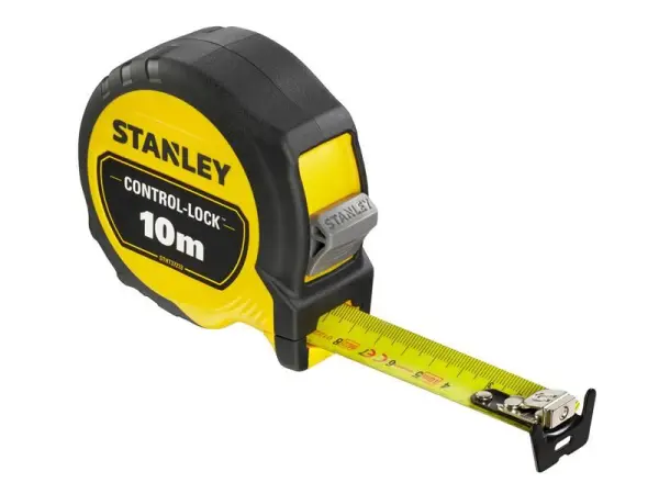 STANLEY® Hand Tools - CONTROL-LOCK™ Pocket Bandmaß 10m (25mm Breite) (Nur met)