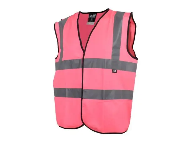 Scan Hi-Vis Pink Waistcoat - Size M (41in)