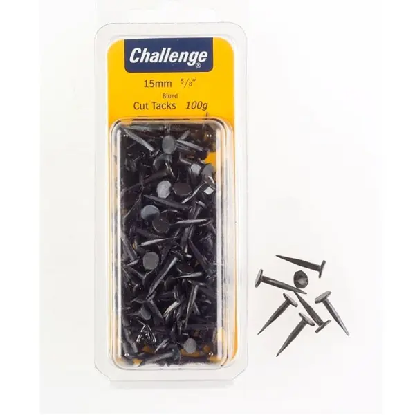 Challenge Blued Tacks 15mm, Clam Pack 75g