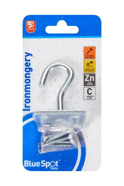 Blue Spot Tools 挂扣板 50mm x 50mm 镀锌碳钢