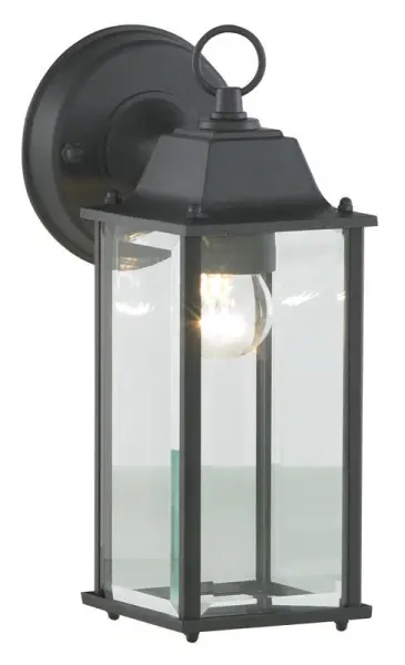 HiLo Lámpara de Pared Exterior Ceres, Negro, Aluminio Inyectado