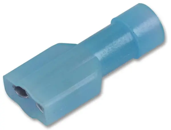 PRO POWER Terminal de Crimpar Desconectable de Nylon, Azul, 16A, Hembra, Paqu. 