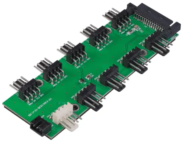 AKASA Flexa FP10H 10路PWM風扇集線器