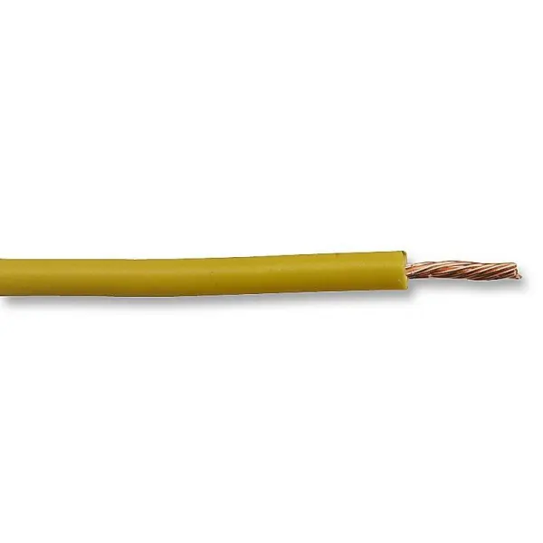 PRO POWER Tri-Rated Switchgear Wire - Yellow 0.75mm 100m