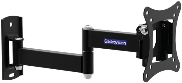 ELECTROVISION Kantel- & Draaibare TV Wandbevestiging voor 10-27 Inch Schermen