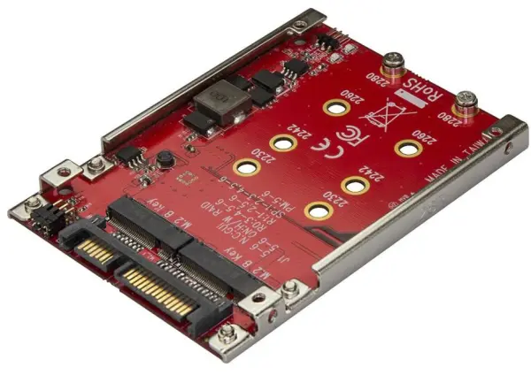 STARTECH Dual M.2 naar SATA RAID Adapter voor 2.5-inch drive bay