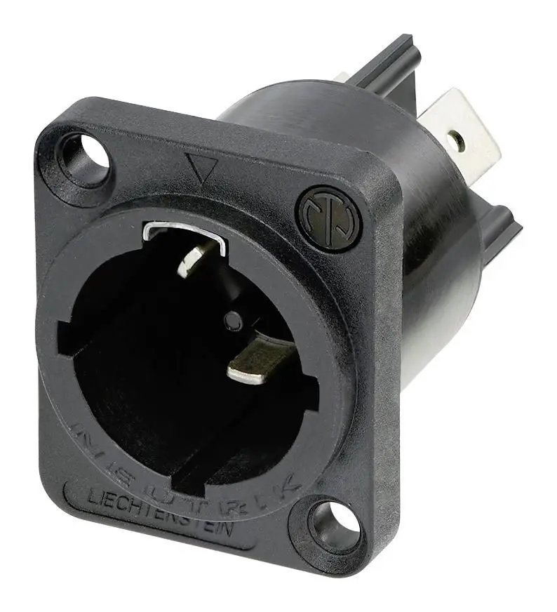 NEUTRIK PowerCon Panel Mount Plug, 20A 250V AC