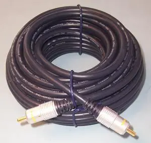 PRO SIGNAL Cable RCA Macho a Macho 10m, Negro