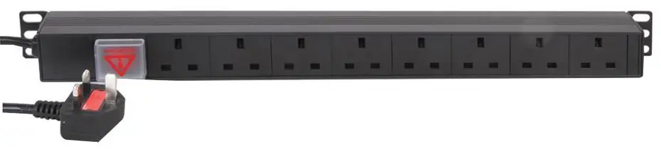 LMS Data 8-Weg Geschakelde 13A Verticale PDU, 240V, 4000W