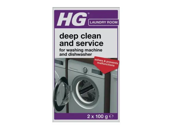 HG Deep Clean & Service para Máquinas de Lavar e Lava-Louças 200g