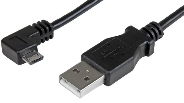 STARTECH 0.5m ライトアングル Micro USB 充電・データ転送ケーブル