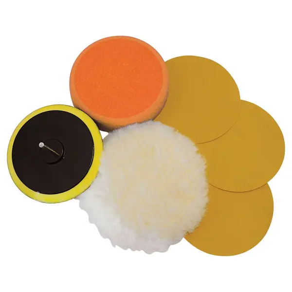 Silverline 6-Piece Sanding & Polishing Kit - 125mm