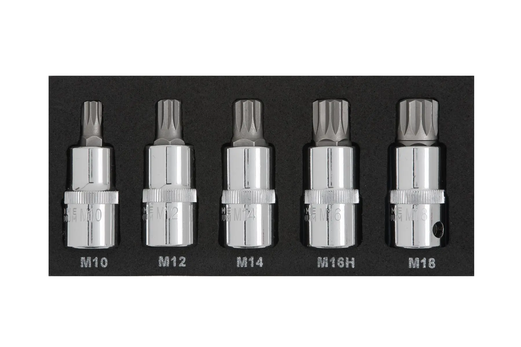 Blue Spot Tools Sada 5 ks 1/2'' šestihranných bitů (M10-M18)