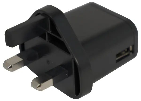 ECOPAC POWER UK USB Mains Charger, 1 Port, 1x USB A - 5W