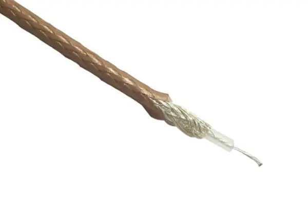 Pro Power RG316 Coaxial Cable, 50 Ohm, Brown, 100m