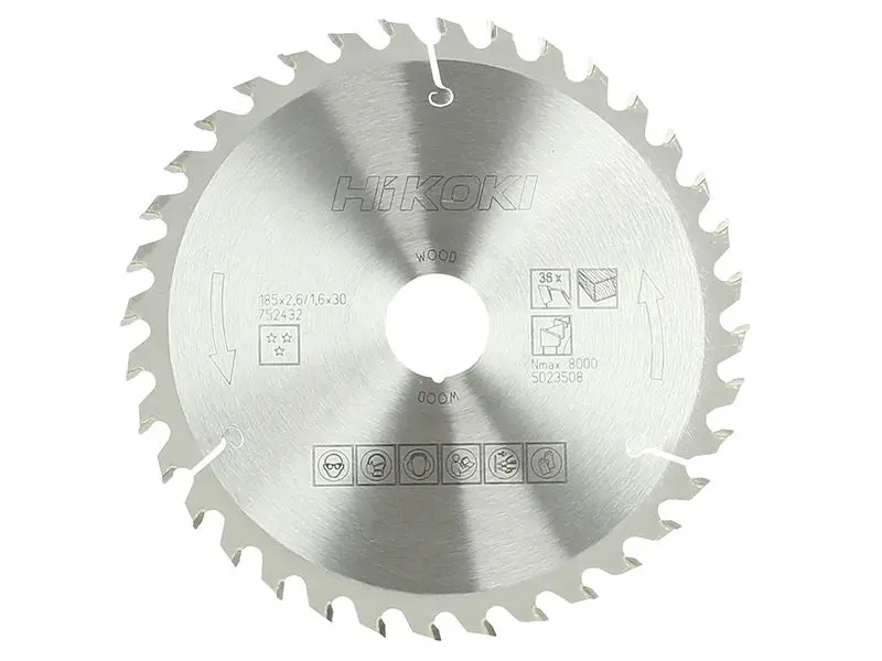 HiKOKI Circular Saw Blade 185mm, 36 Teeth, 30mm Bore