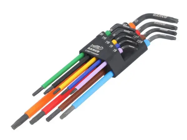 Bahco C1997TORX/9P ロングTORX カラーL字レンチセット 9ピース