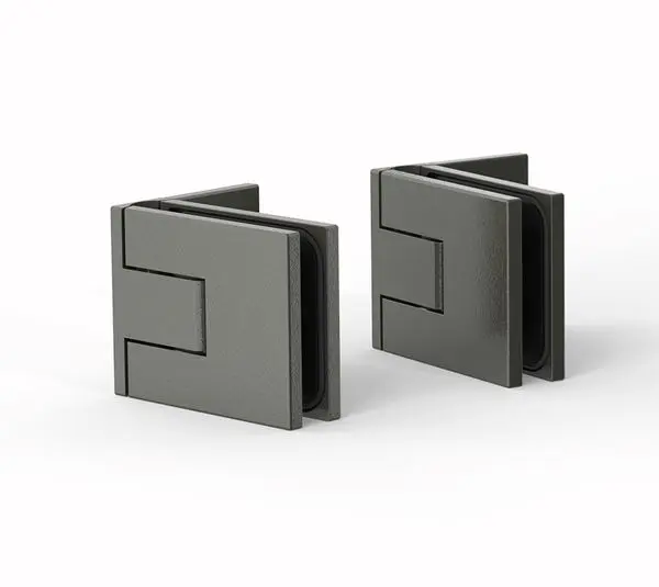 Bohle - Zawias do drzwi prysznicowych Juna 90° - Graphite Matt