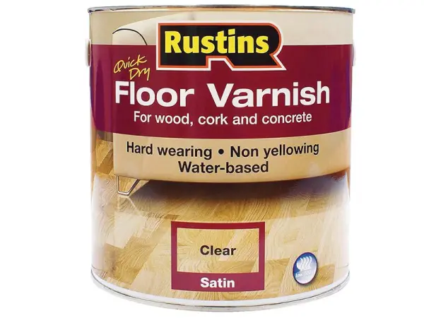 Rustins Vernis rapide pour sols finition satinée, 1 litre