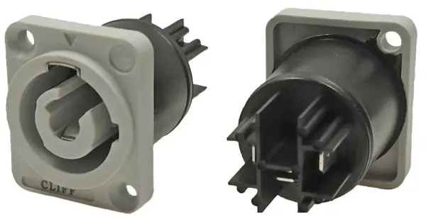 CLIFF ELECTRONIC COMPONENTS 面板安裝電源插座 250V交流電 20安培