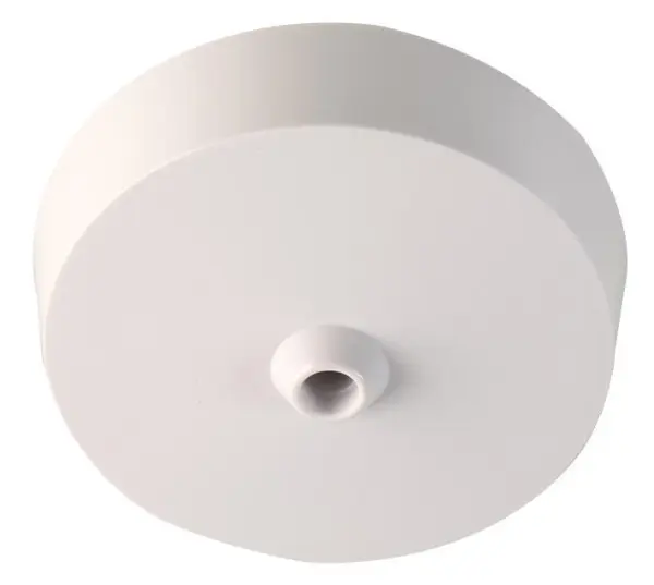 Volex Ceiling Rose White, 3-Terminal with Earth