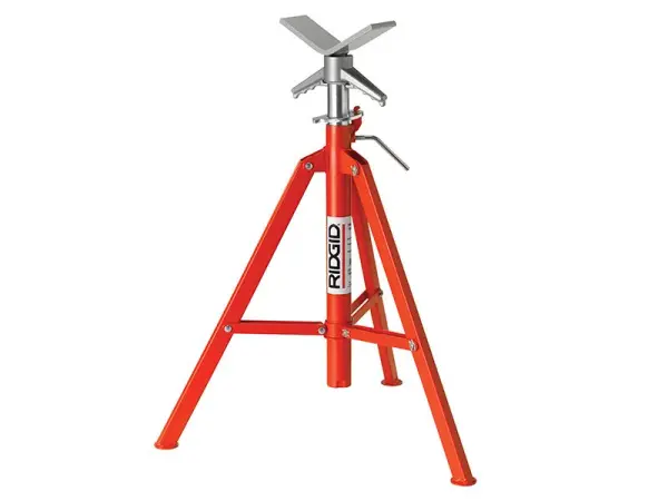 RIDGID VF-99 V-Head Folding Pipe Stand, 1,134kg Capacity