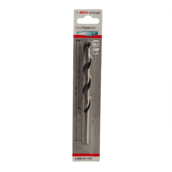 Bosch HSS PointTeQ Twist Drill Bit 12mm