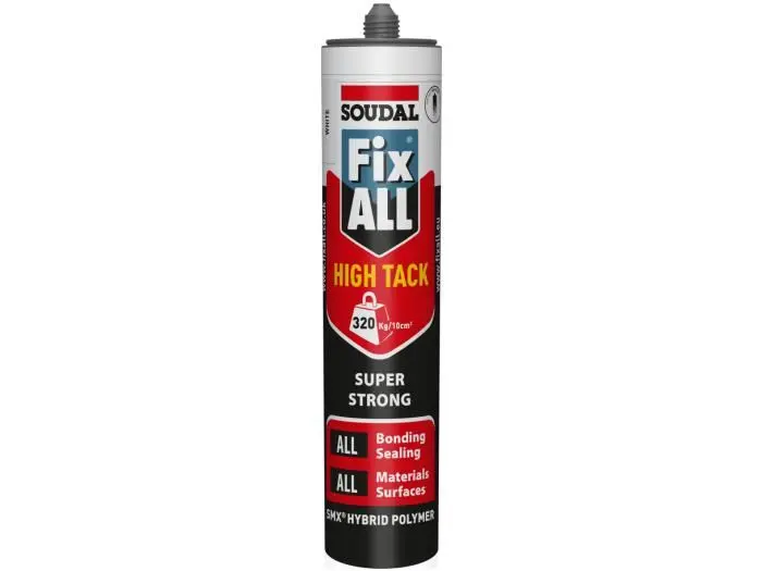 Soudal Fix All High Tack Sellante y Adhesivo Blanco, 290ml