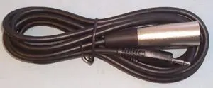Pro Signal 3핀 XLR to 3.5mm 모노 잭 케이블, 2m 블랙